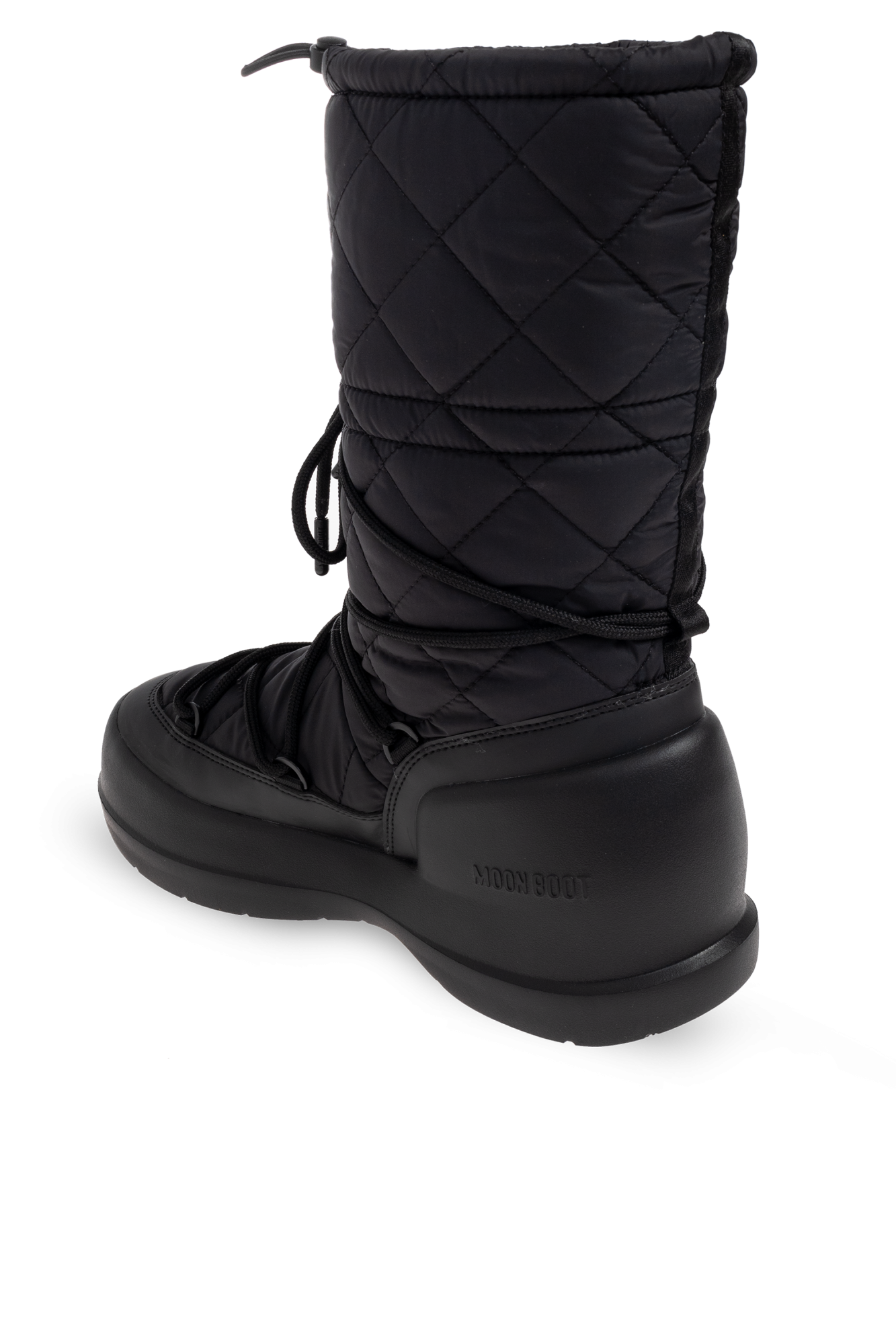 新品一点物 N/OH M12 RUNNY BLACK + Moon M Black 'Mezzaluna Quilted' snow boots Moon Boot - Vitkac AS